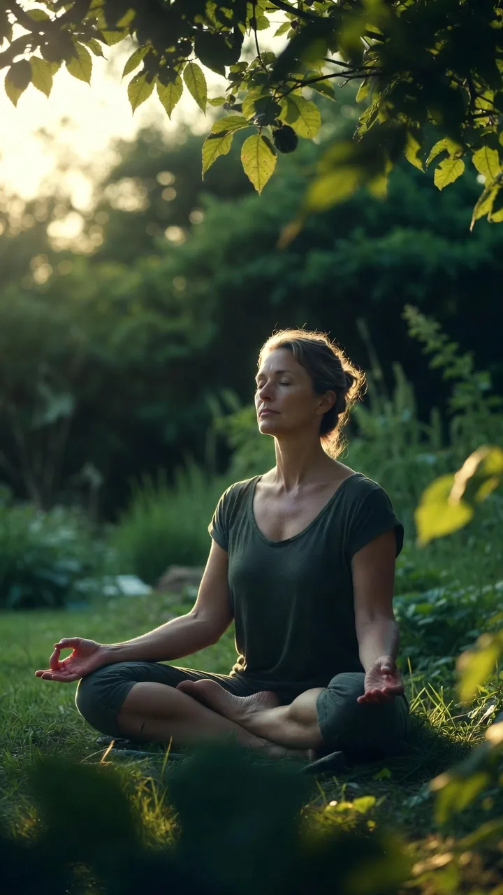 Adaptogen kaufen Ergebnis: entspannte Person mit gesteigerter Stressresistenz nach konsequenter Adaptogen-Einnahme