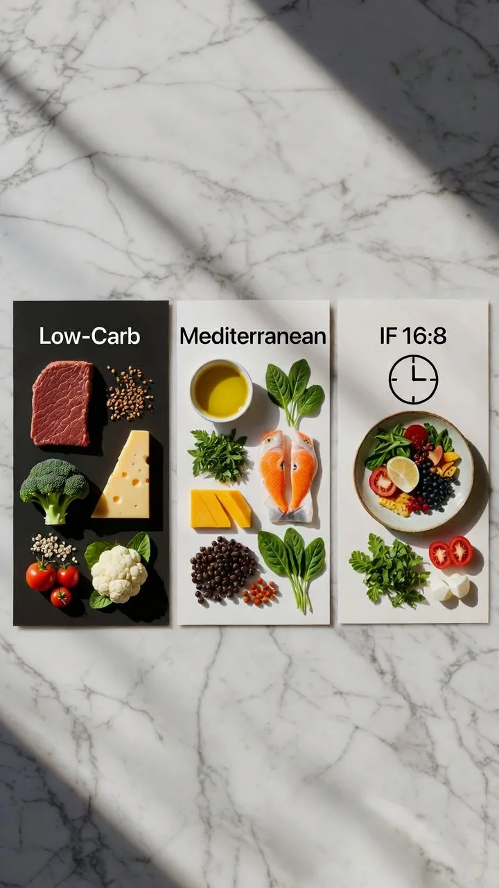 Beste Ernährung zum Abnehmen: Low-Carb, Mediterran, IF und MCT-Morgenritual im Vergleich