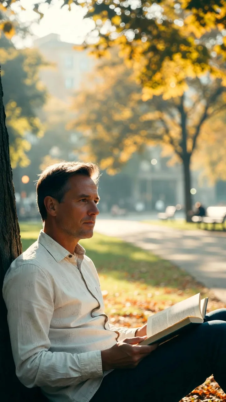 Beste Mittel gegen Stress Ergebnis: entspannte produktive Person nach kombinierter Stressbewältigungsstrategie