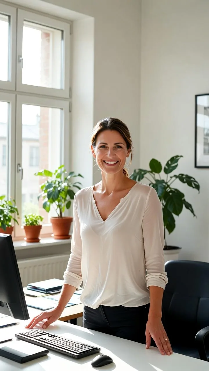 Energiemangel Selbsttest Ergebnis: aktive Person mit stabiler Energie nach gezielter NAD Supplementierung