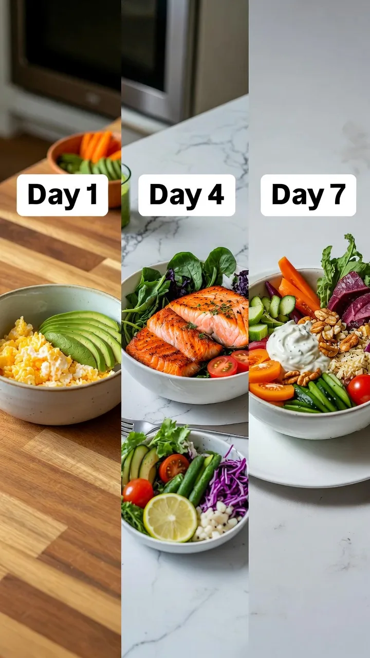 Keto Diät Plan 7 Tage: Wochenstruktur von Tag 1 bis 7