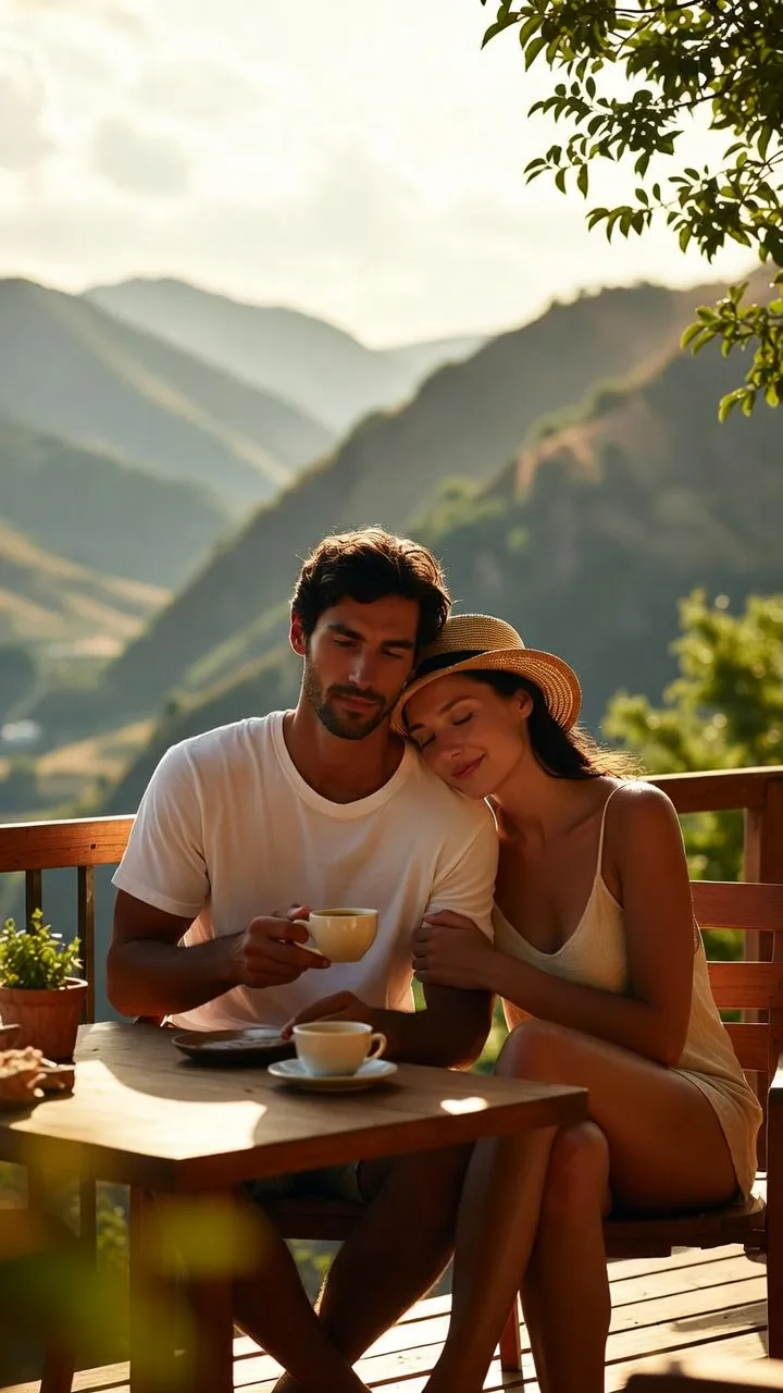 Stress reduzieren Ergebnis: entspannte Frau mit innerer Ruhe und emotionalem Gleichgewicht