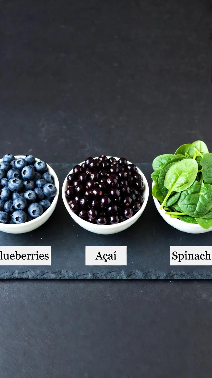 Acai Beeren Nährstoffprofil und Antioxidantien im Vergleich